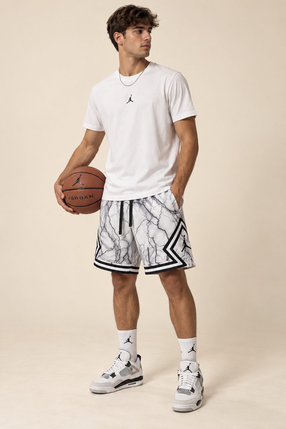 Jordan Shorts שיש אפור