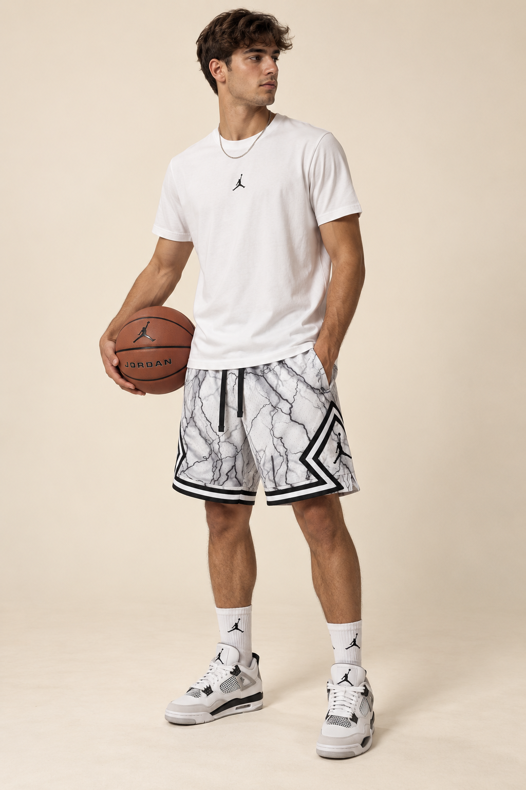 Jordan Shorts שיש אפור